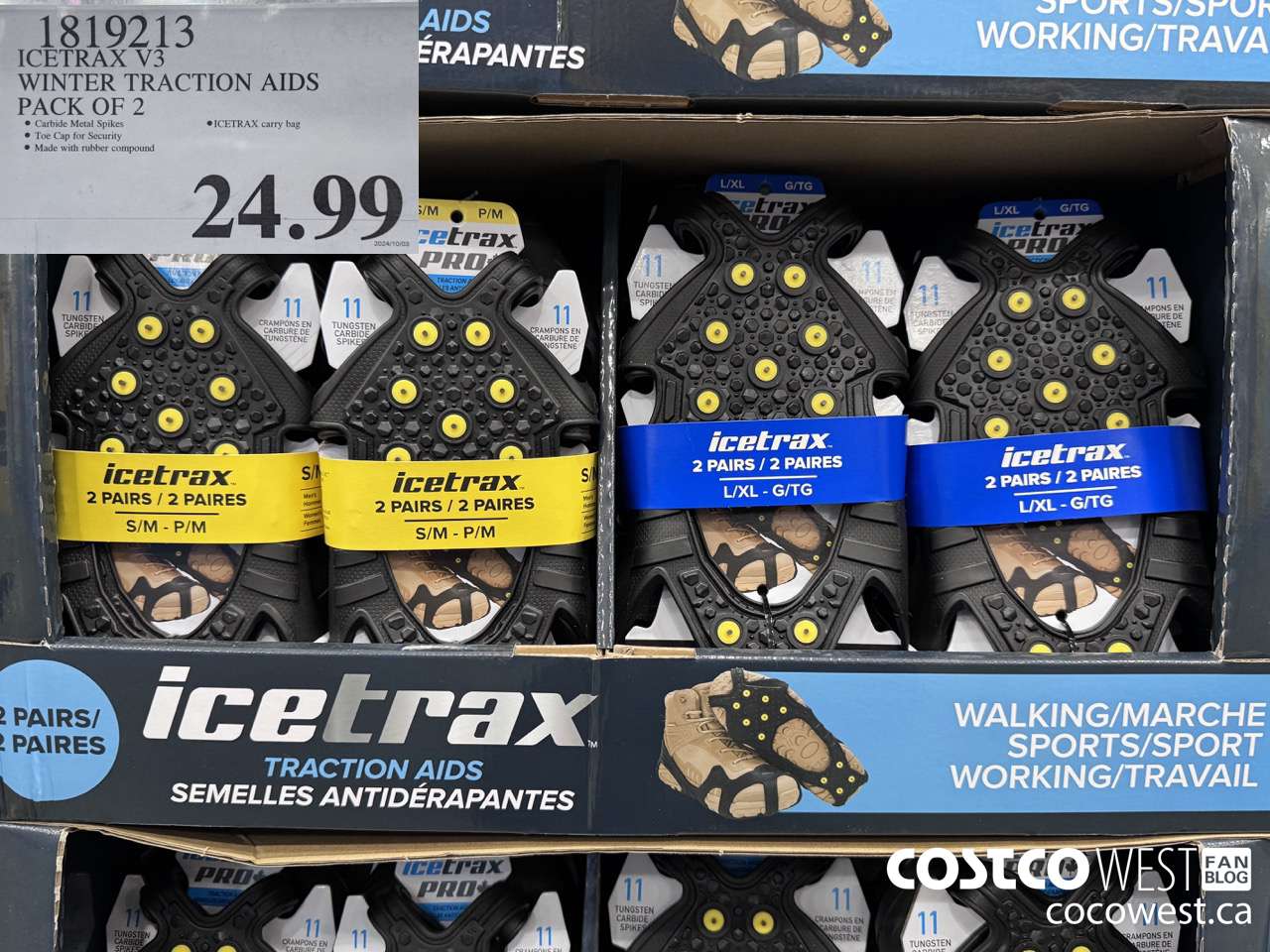 1819213 ICETRAX V3 WINTER TRACTION AIDS PACK OF 2 $24.99