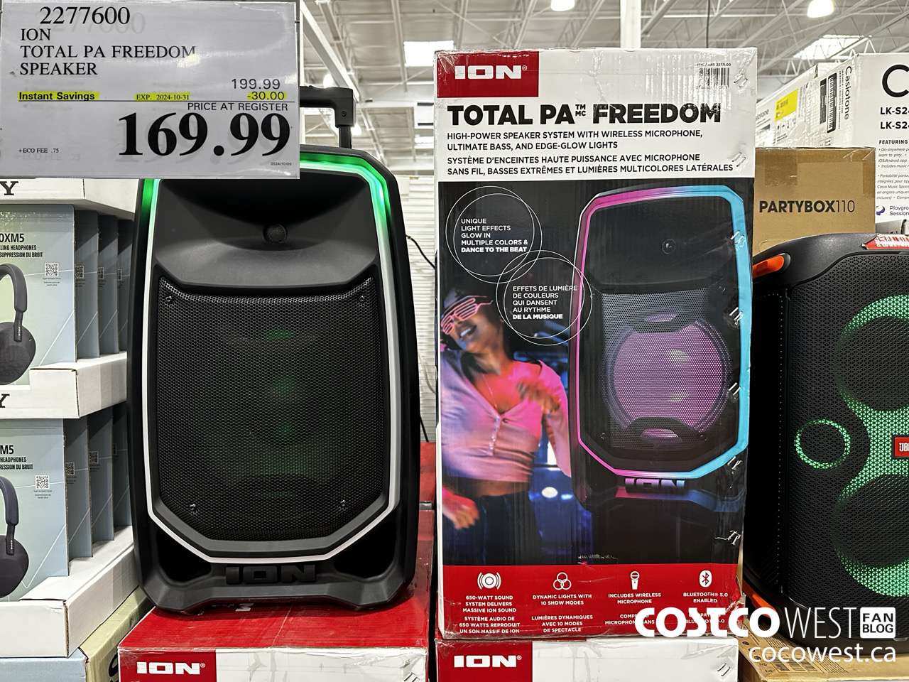 2277600 ION TOTAL PA FREEDOM SPEAKER ($30.00 INSTANT SAVINGS EXPIRES ON 2024-10-31) $169.99