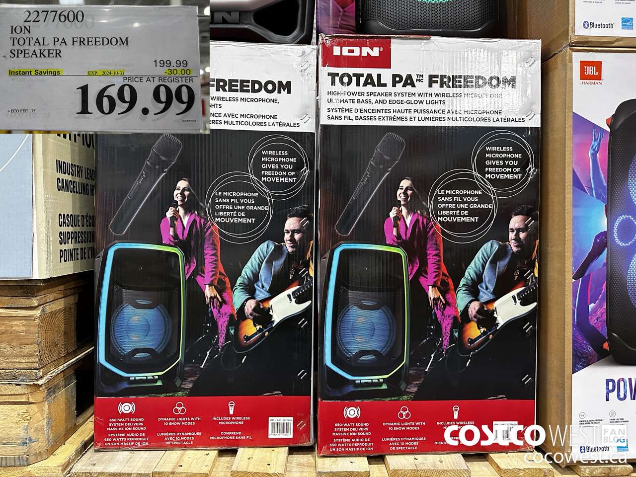 2277600 ION TOTAL PA FREEDOM SPEAKER ($30.00 INSTANT SAVINGS EXPIRES ON 2024-10-31) $169.99