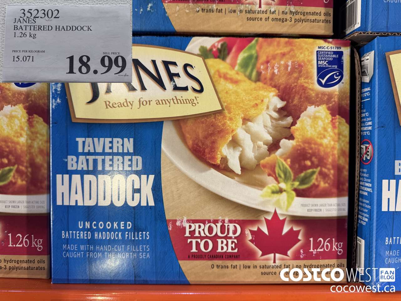 352302 JANES BATTERED HADDOCK 1.26 kg $18.99