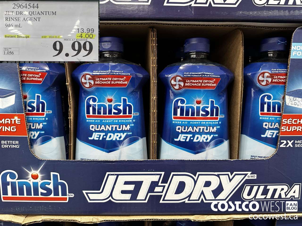 2964544 JET DRY ULTRA RINSE AGENT 946 mL ($4.00 INSTANT SAVINGS EXPIRES ON 2024-10-27) $9.99