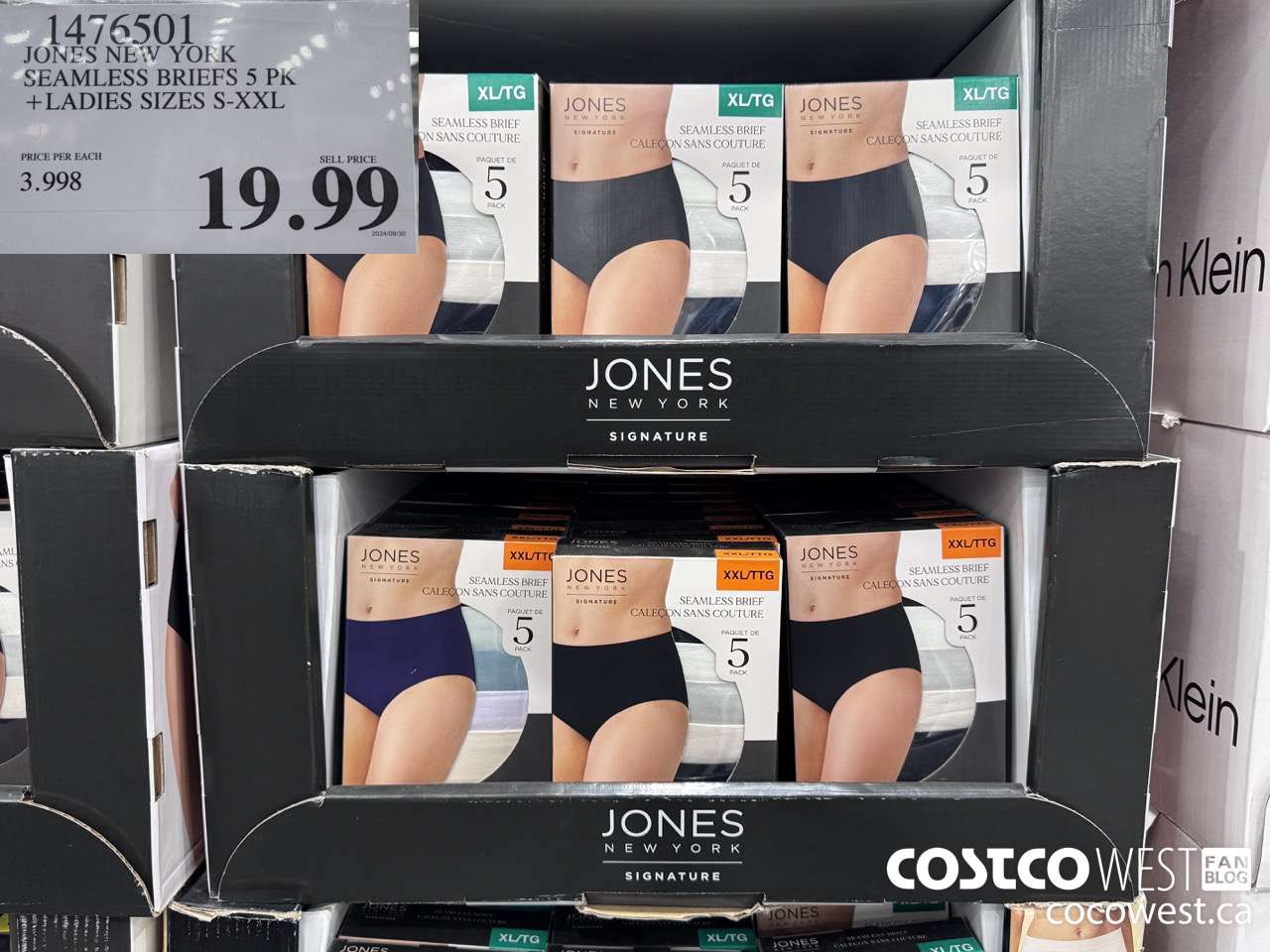 1476501 JONES NEW YORK SEAMLESS BRIEF 5PK LADIES SIZES S-XXL $19.99