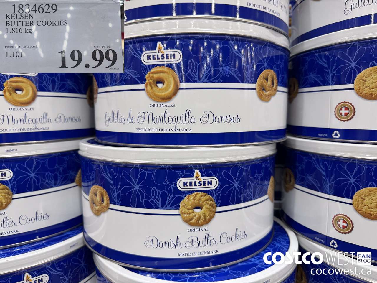 1834629 KELSEN BUTTER COOKIES 1.816KG $19.99