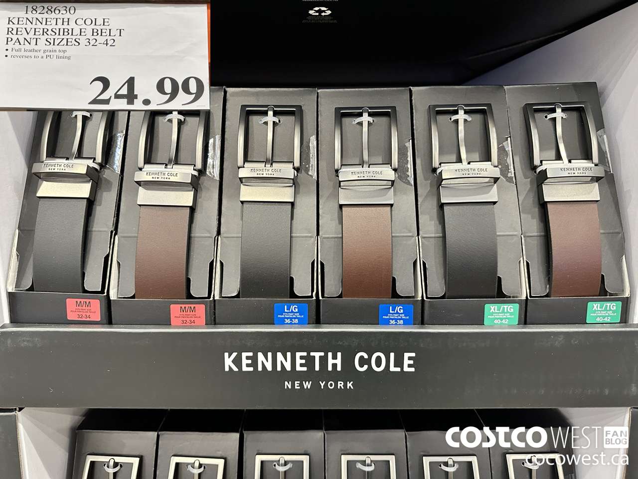 1828630 KENNETH COLE REVERSIBLE BELT PANT SIZES 32-42 $24.99