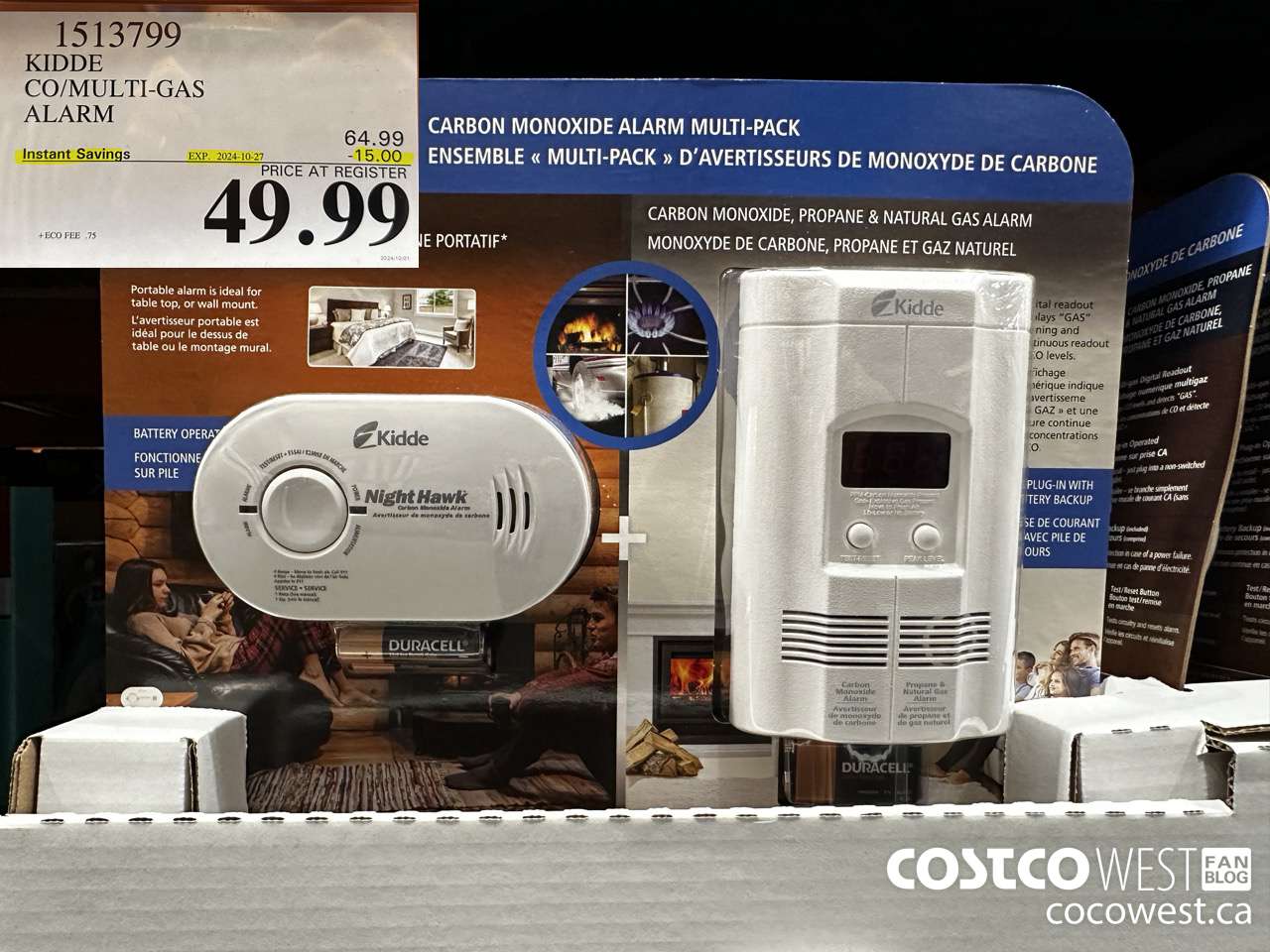 1513799 KIDDE CO/MULTI-GAS ALARM ($15.00 INSTANT SAVINGS EXPIRES ON 2024-10-27) $49.99