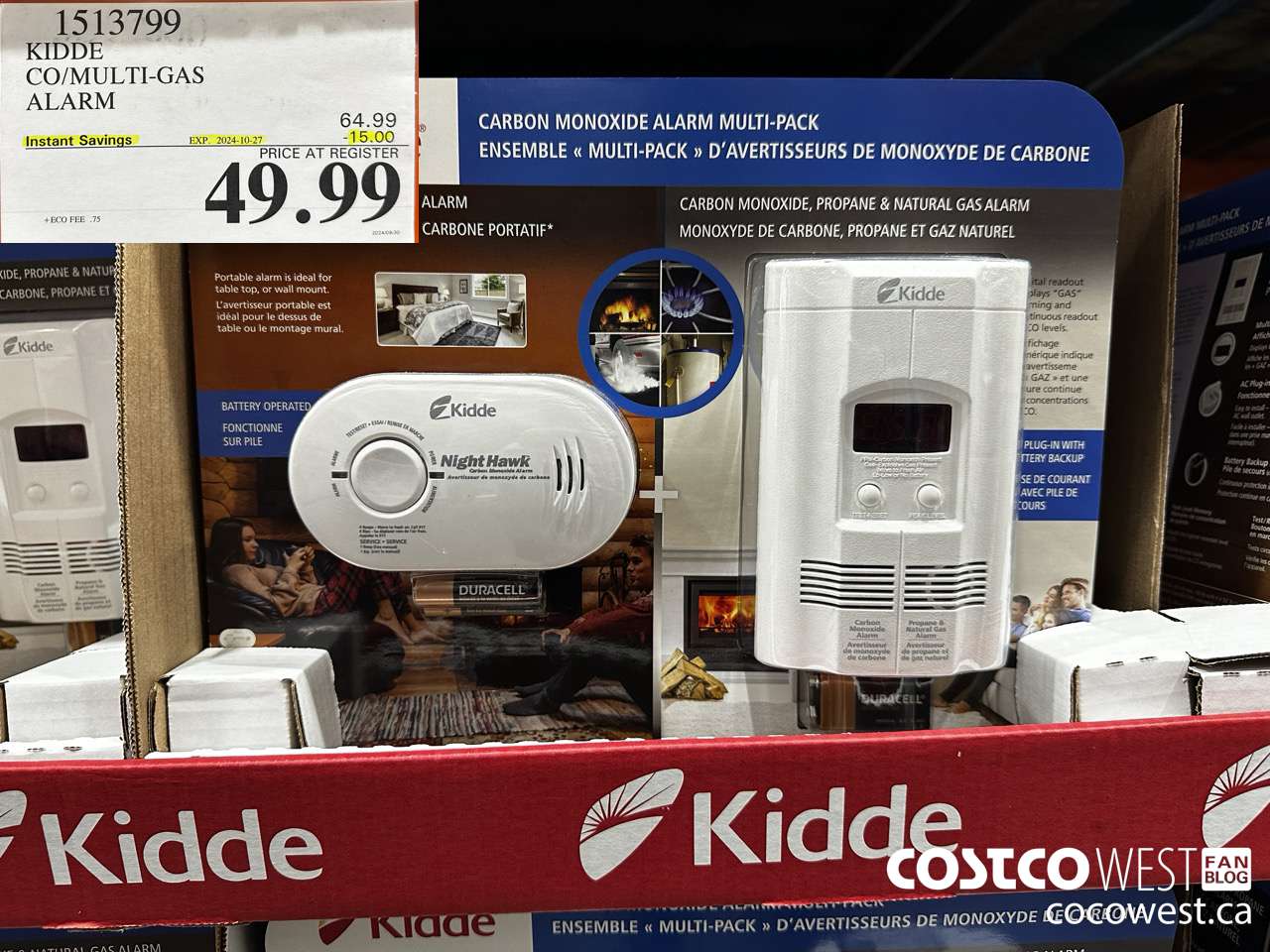 1513799 KIDDE CO/MULTI-GAS ALARM ($15.00 INSTANT SAVINGS EXPIRES ON 2024-10-27) $49.99
