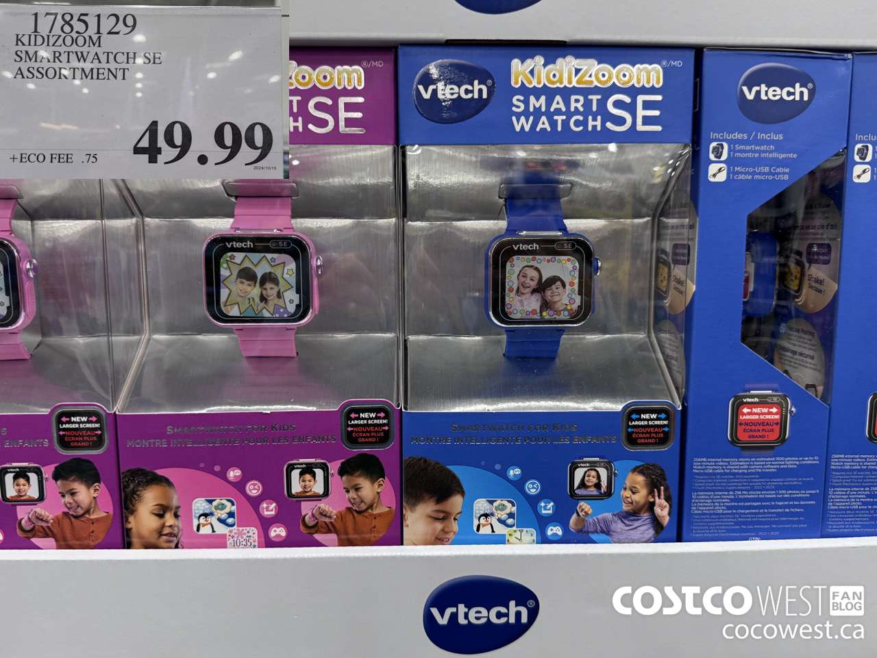 1785129 KIDIZOOM SMARTWATCH SE ASSORTMENT $49.99