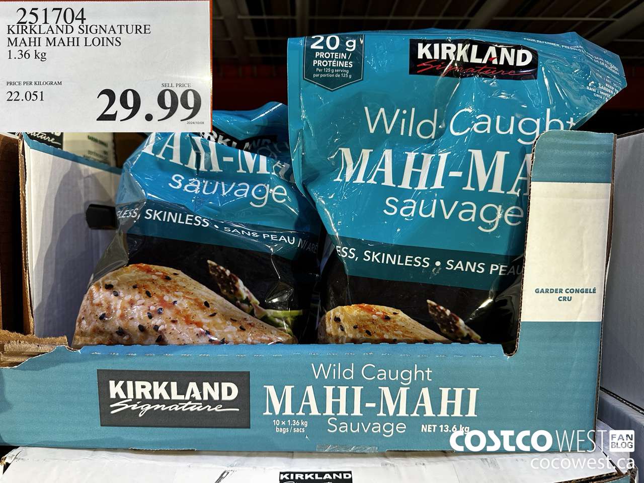 251704 KIRKLAND SIGNATURE MAHI MAHI LOINS 1.36 kg $29.99
