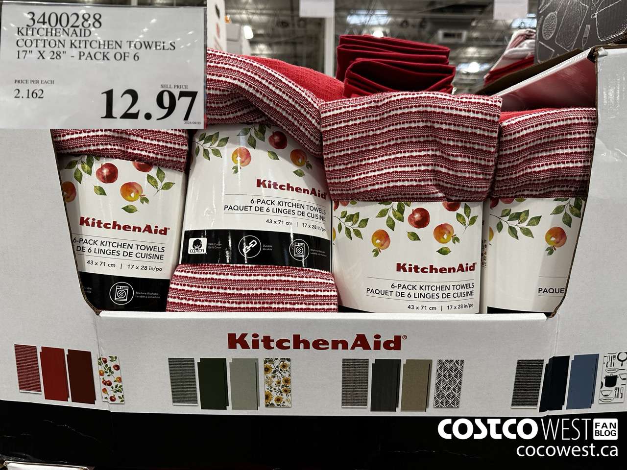 3400288 KITCHENAID COTTON KITCHEN TOWELS 17