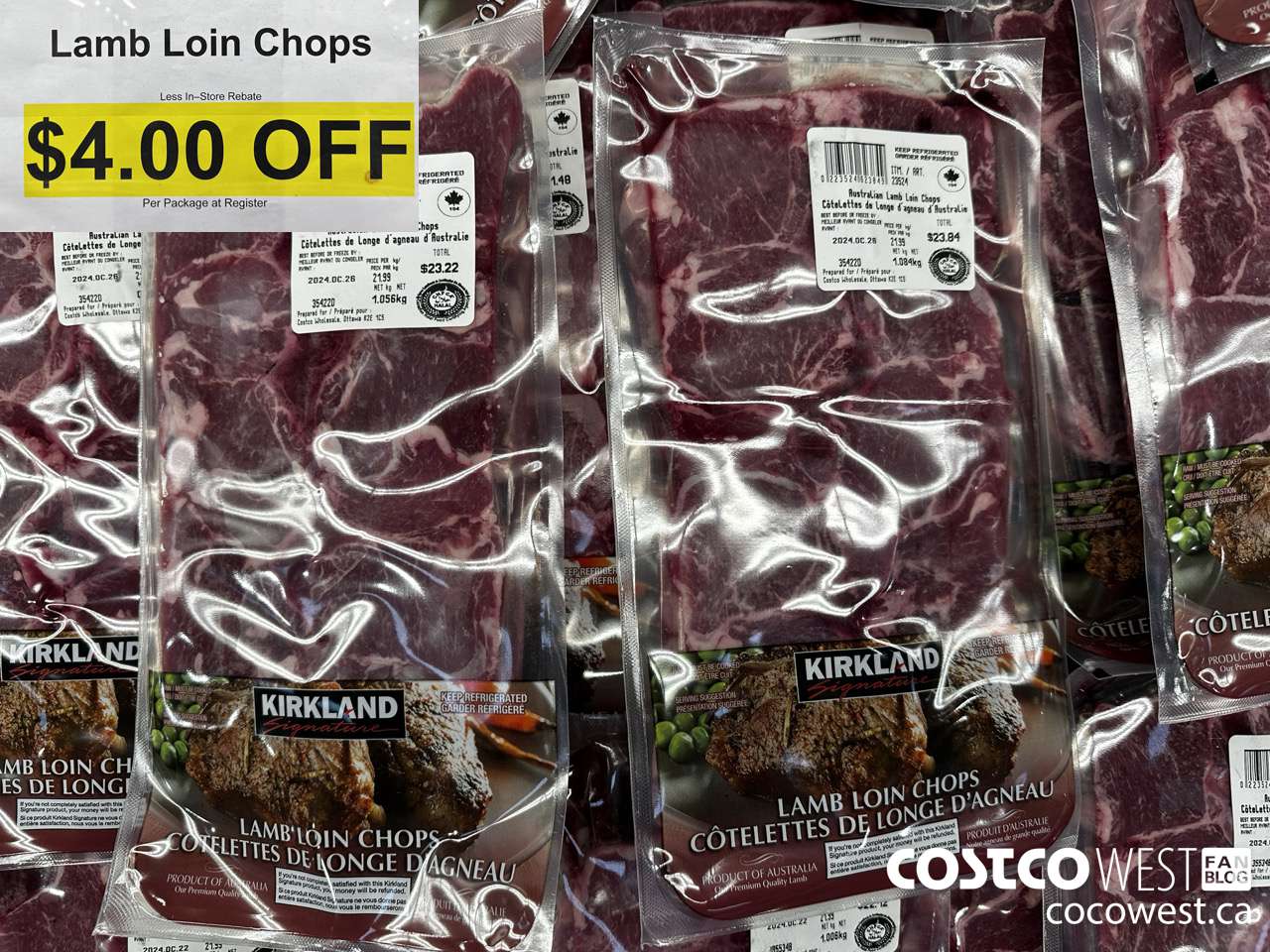 23524 LAMB LOIN CHOPS ($4.00 INSTANT SAVINGS)