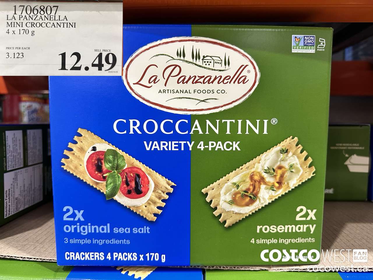 1706807 LA PANZANELLA MINI CORCCANTINI 4 x 170 g  $12.49
