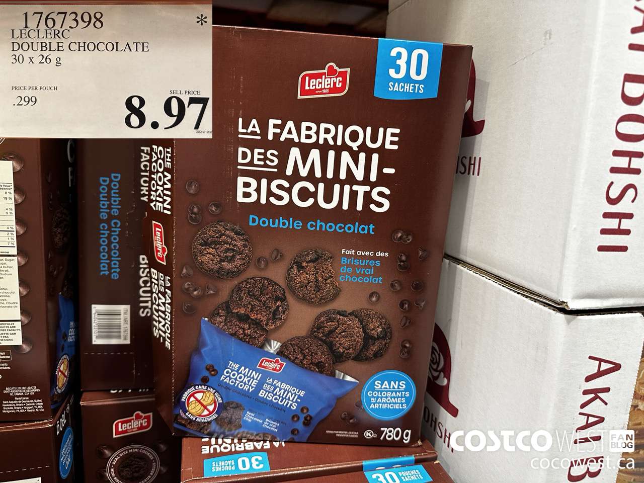 1767398 LECLERC DOUBLE CHOCOLATE 30 X 25G $8.97