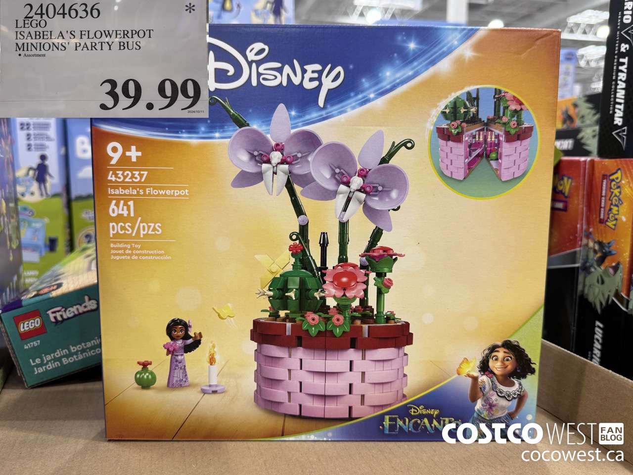 2404636 LEGO DISNEY IASEBELLA'S FLOWERPOT/MINIONS' PARTY BUS $39.99