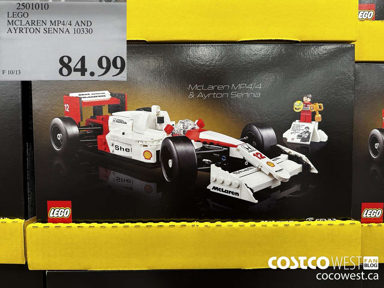 2501010 LEGO MCLAREN MP4/4 AND AYRTON SENNA 10330 $84.99