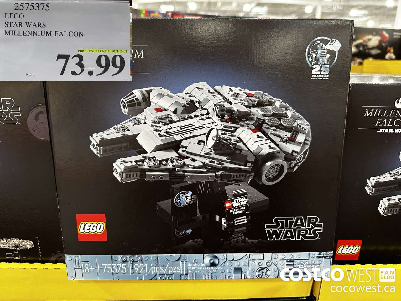 2575375 LEGO STAR WARS MILLENIUM FALCON (EXPIRES ON 2024-10-08) $73.99