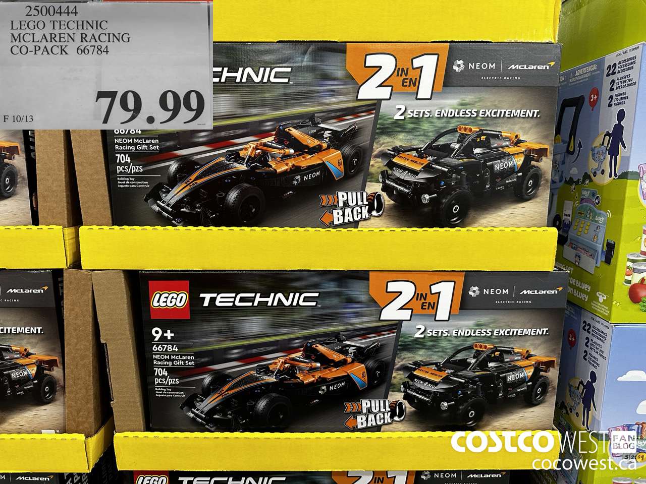 2500444 LEGO TECHNIC MCLAREN RACING CO-PACK 66784 $79.99