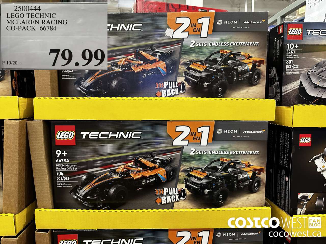 2500444 LEGO TECHNIC MCLAREN RACING CO-PACK 66784 $79.99