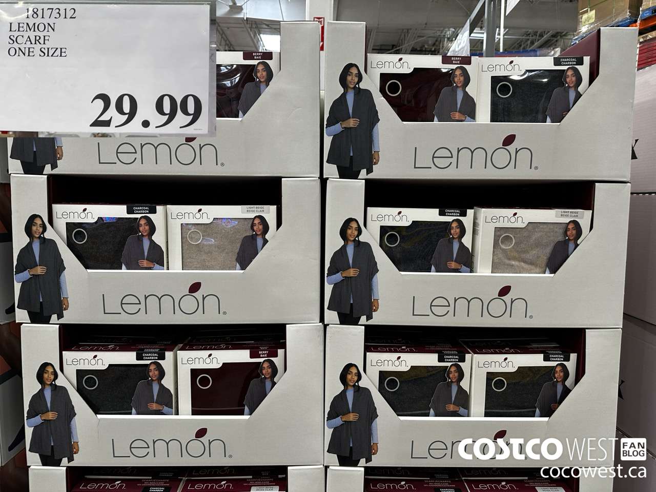 1817312 LEMON SCARF ONE SIZE $29.99