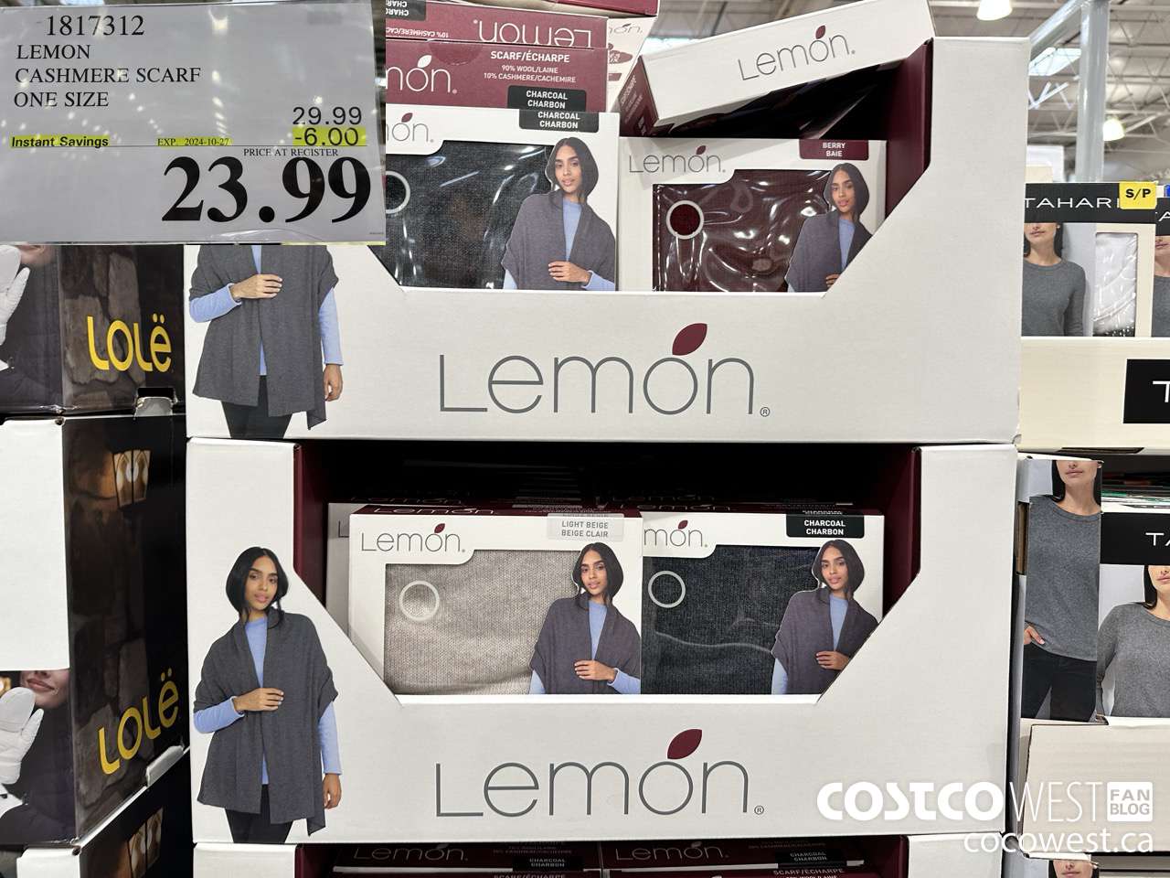 1817312 LEMON SCARF ONE SIZE ($6.00 INSTANT SAVINGS EXPIRES ON 2024-10-27) $23.99