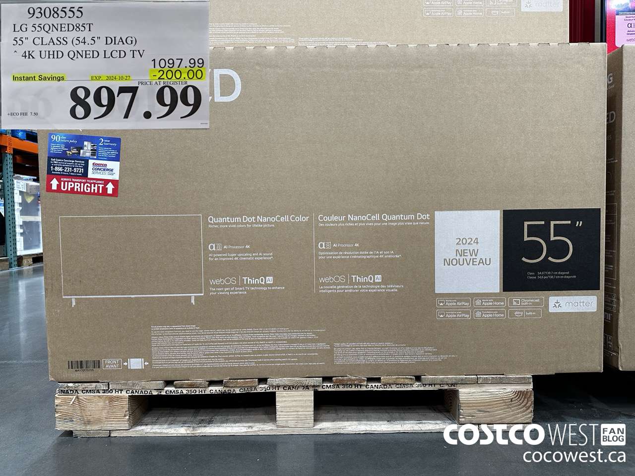 9308555 LG 55QNED85T 55