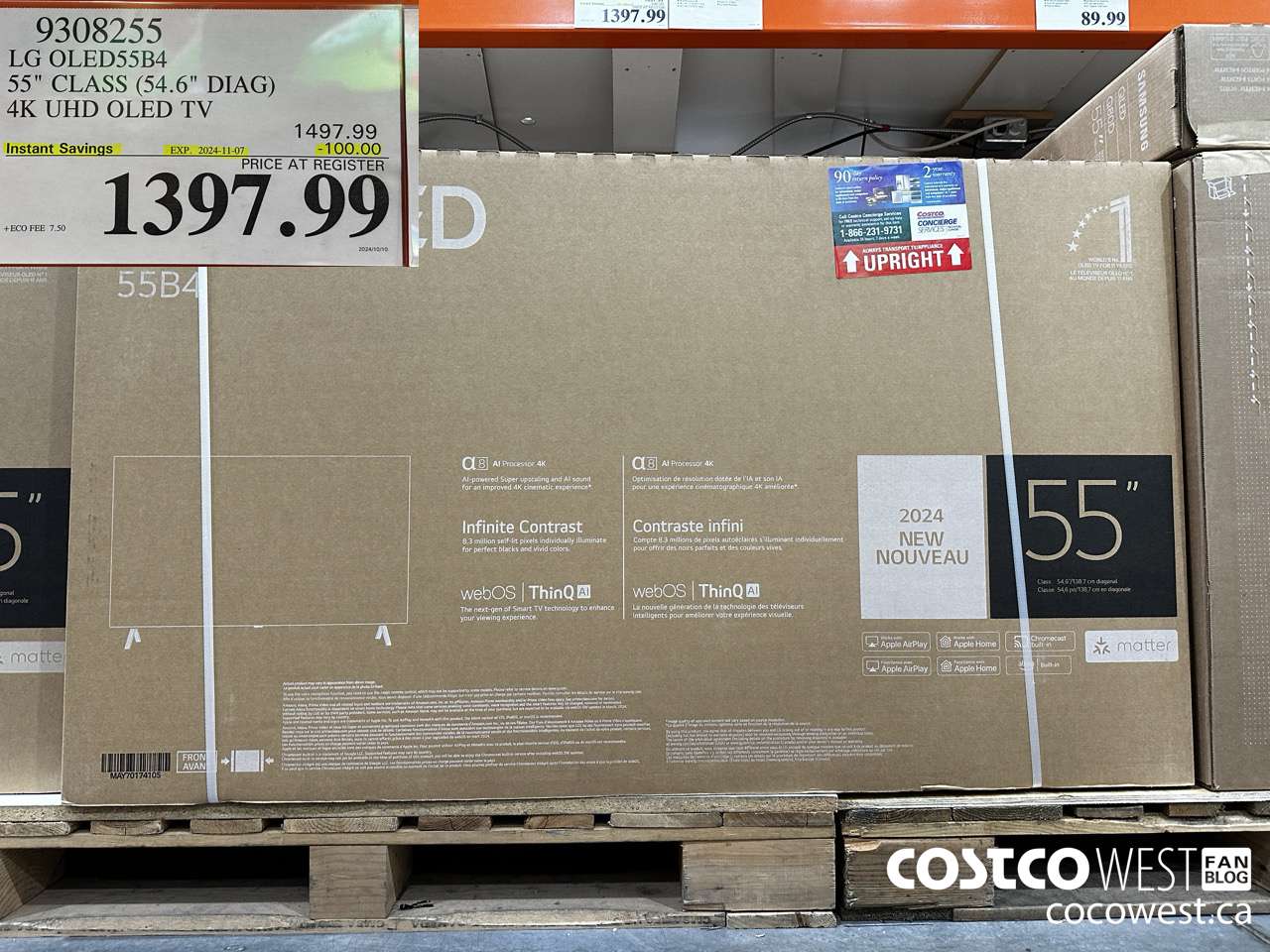 9308255 LG OLED55B4 55