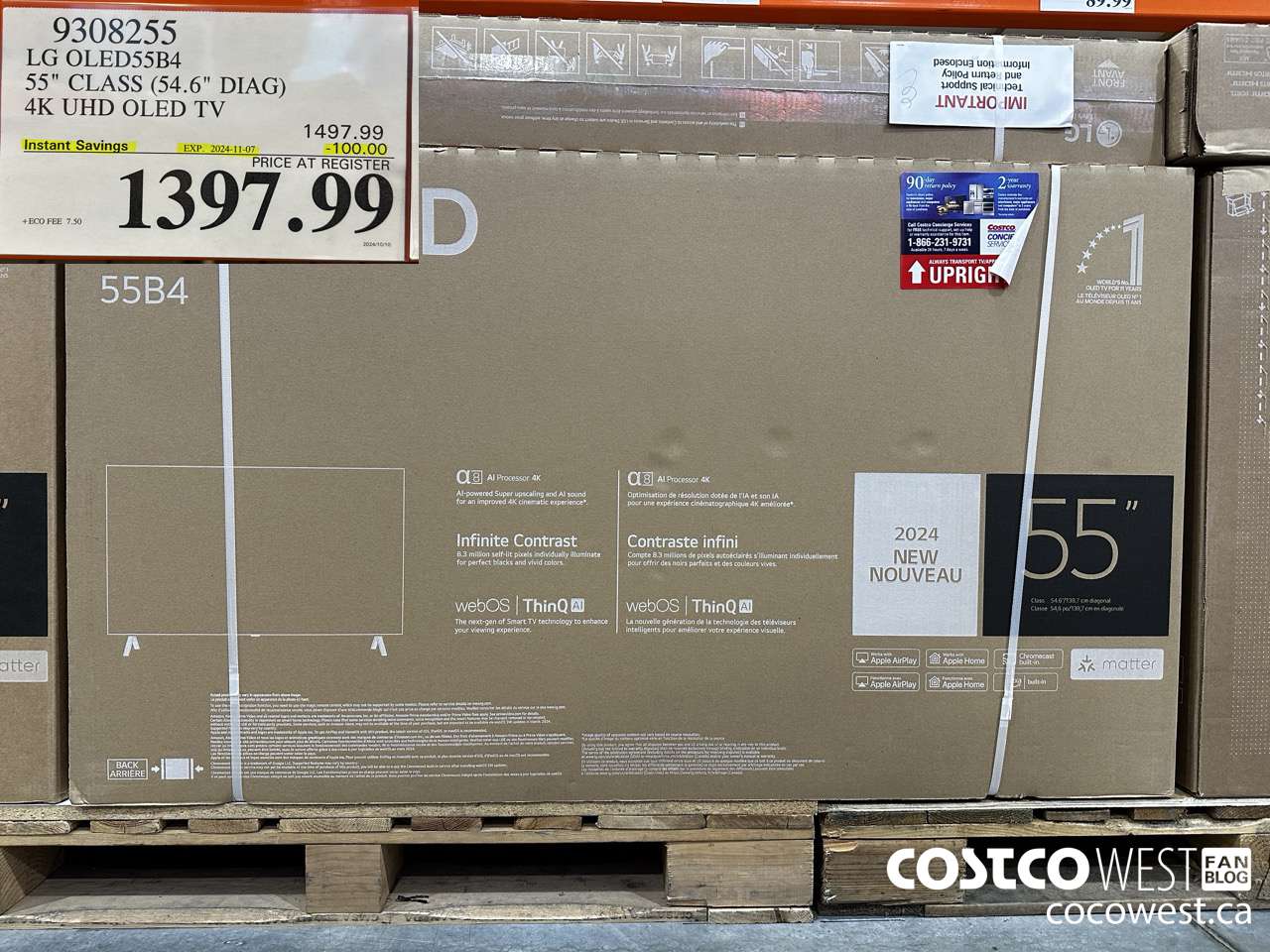 9308255 LG OLED55B4 55