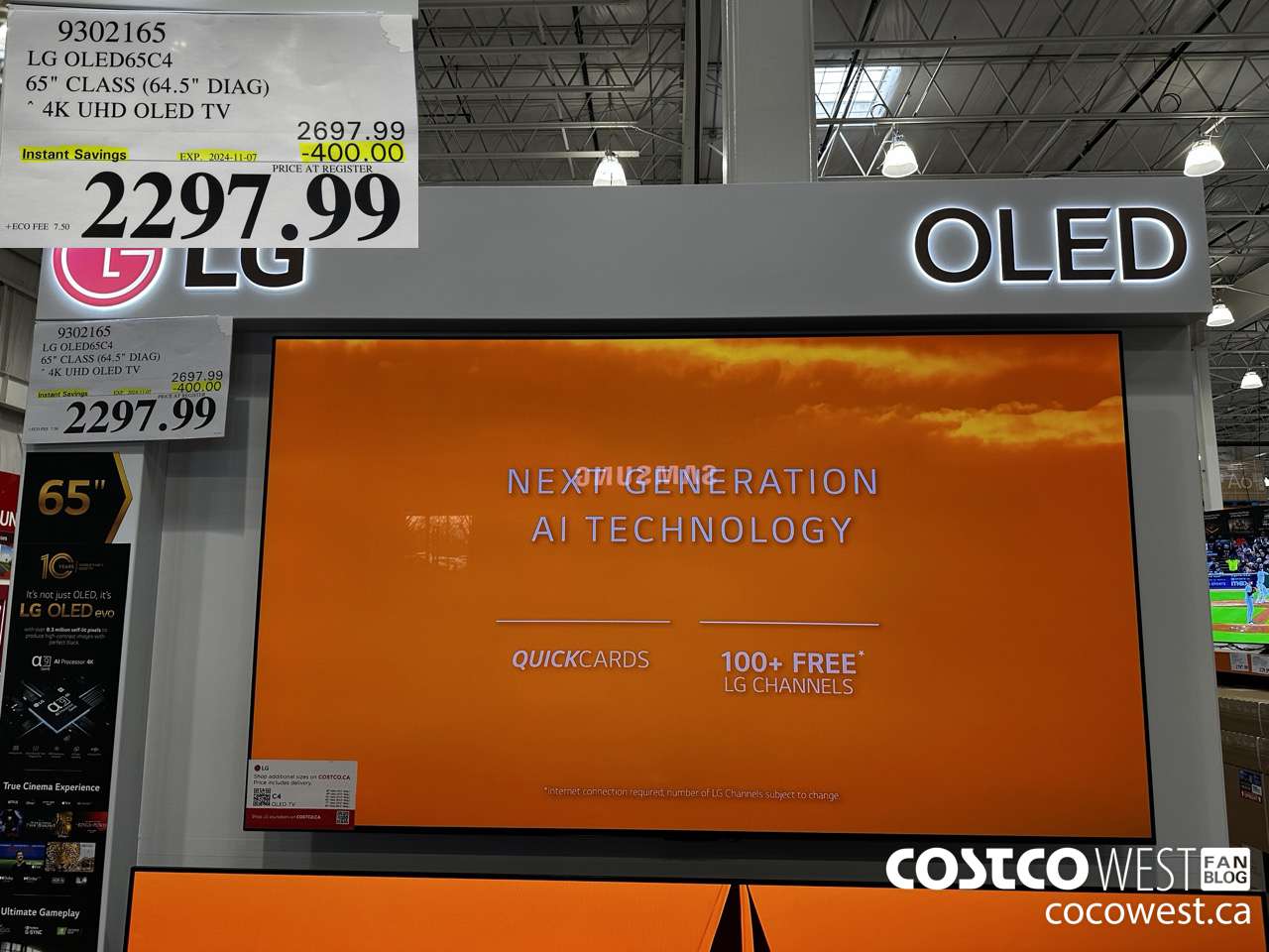 9302165 LG OLED65C4 65