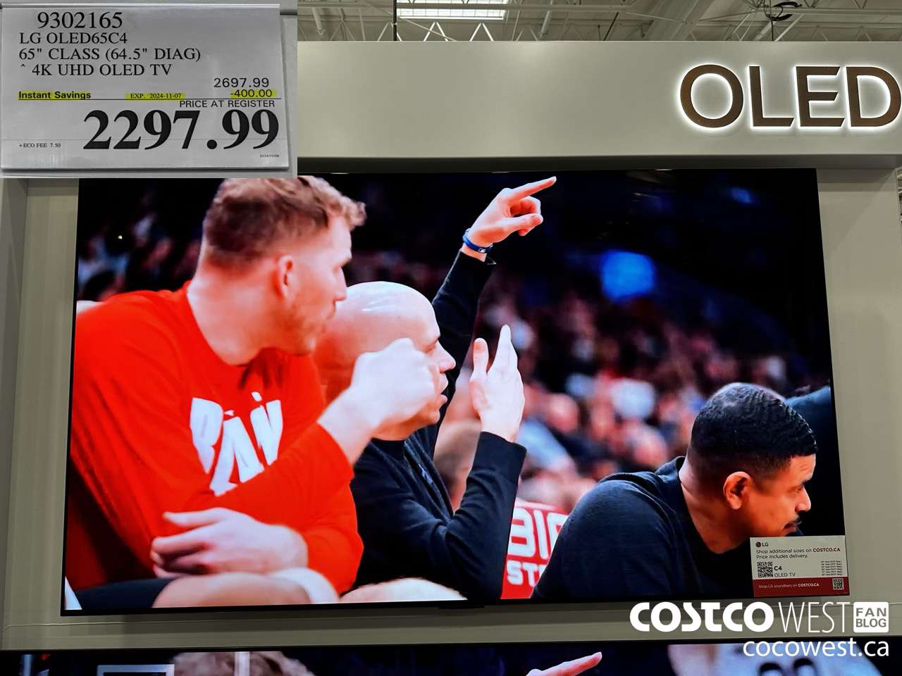 9302165 LG OLED65C4 65