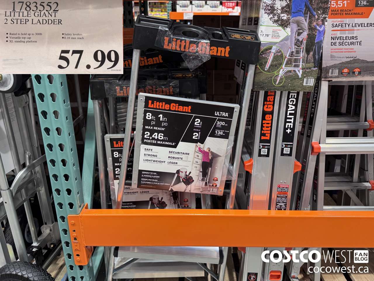 1783552 LITTLE GIANT 2 STEP LADDER $57.99