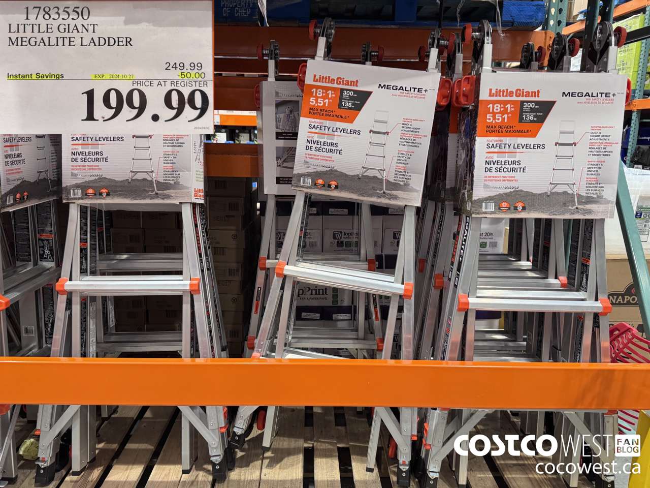 1783550 LITTLE GIANT MEGALITE LADDER ($50.00 INSTANT SAVINGS EXPIRES ON 2024-10-27) $199.99