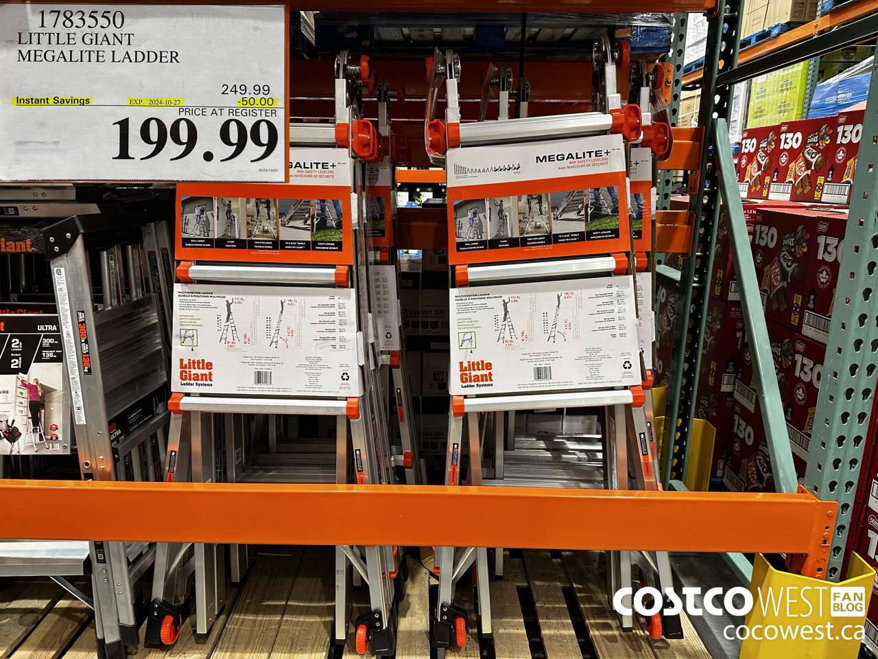 1783550 LITTLE GIANT MEGALITE LADDER ($50.00 INSTANT SAVINGS EXPIRES ON 2024-10-27) $199.99