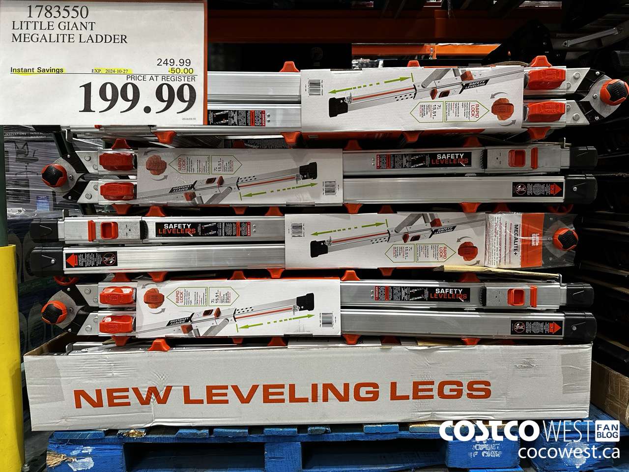 1783550 LITTLE GIANT MEGALITE LADDER ($50.00 INSTANT SAVINGS EXPIRES ON 2024-10-27) $199.99