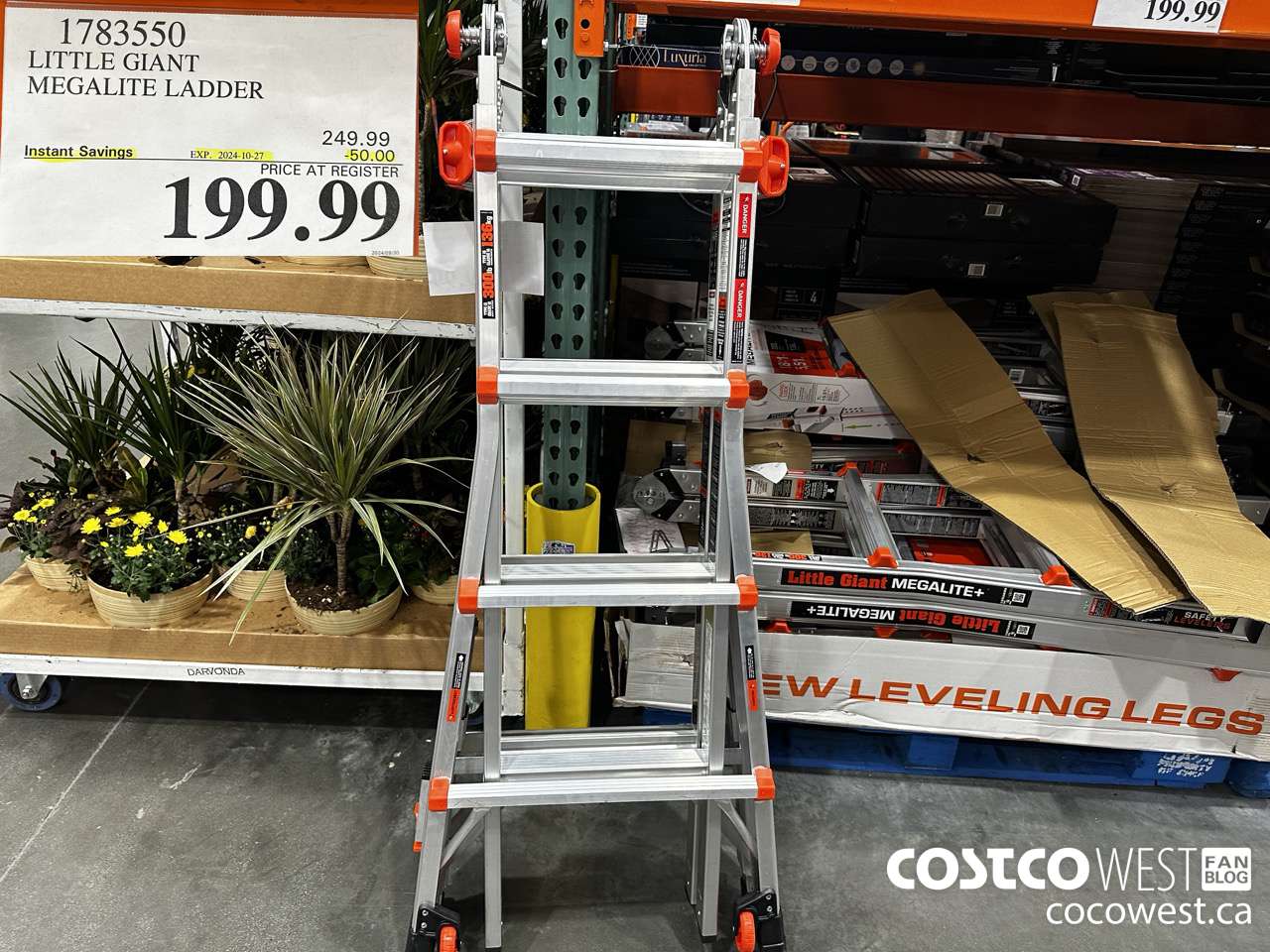 1783550 LITTLE GIANT MEGALITE LADDER ($50.00 INSTANT SAVINGS EXPIRES ON 2024-10-27) $199.99