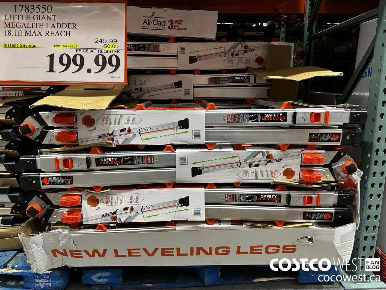 1783550 LITTLE GIANT MEGALITE LADDER ($50.00 INSTANT SAVINGS EXPIRES ON 2024-10-27) $199.99