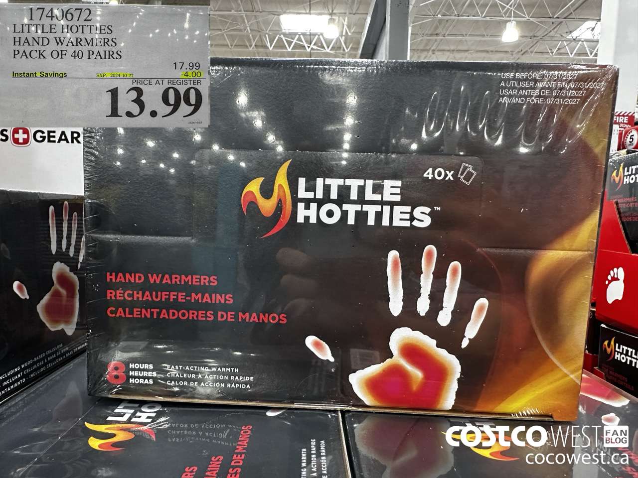 1740672 LITTLE HOTTIES HAND WARMERS PACK OF 40 PAIRS ($4.00 INSTANT SAVINGS EXPIRES ON 2024-10-27) $13.99