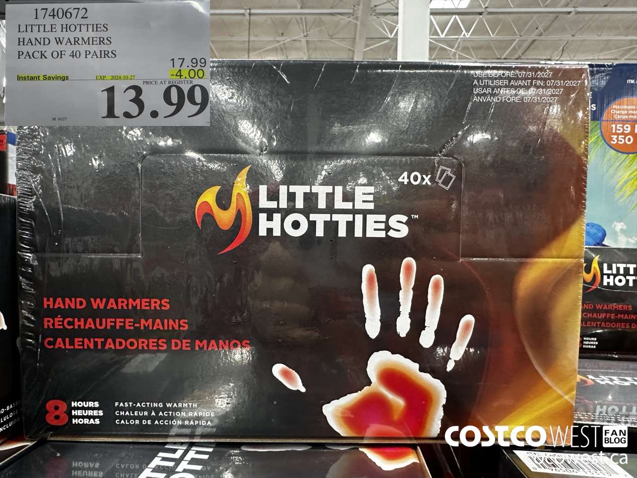 1740672 LITTLE HOTTIES HAND WARMERS PACK OF 40 PAIRS ($4.00 INSTANT SAVINGS EXPIRES ON 2024-10-27) $13.99
