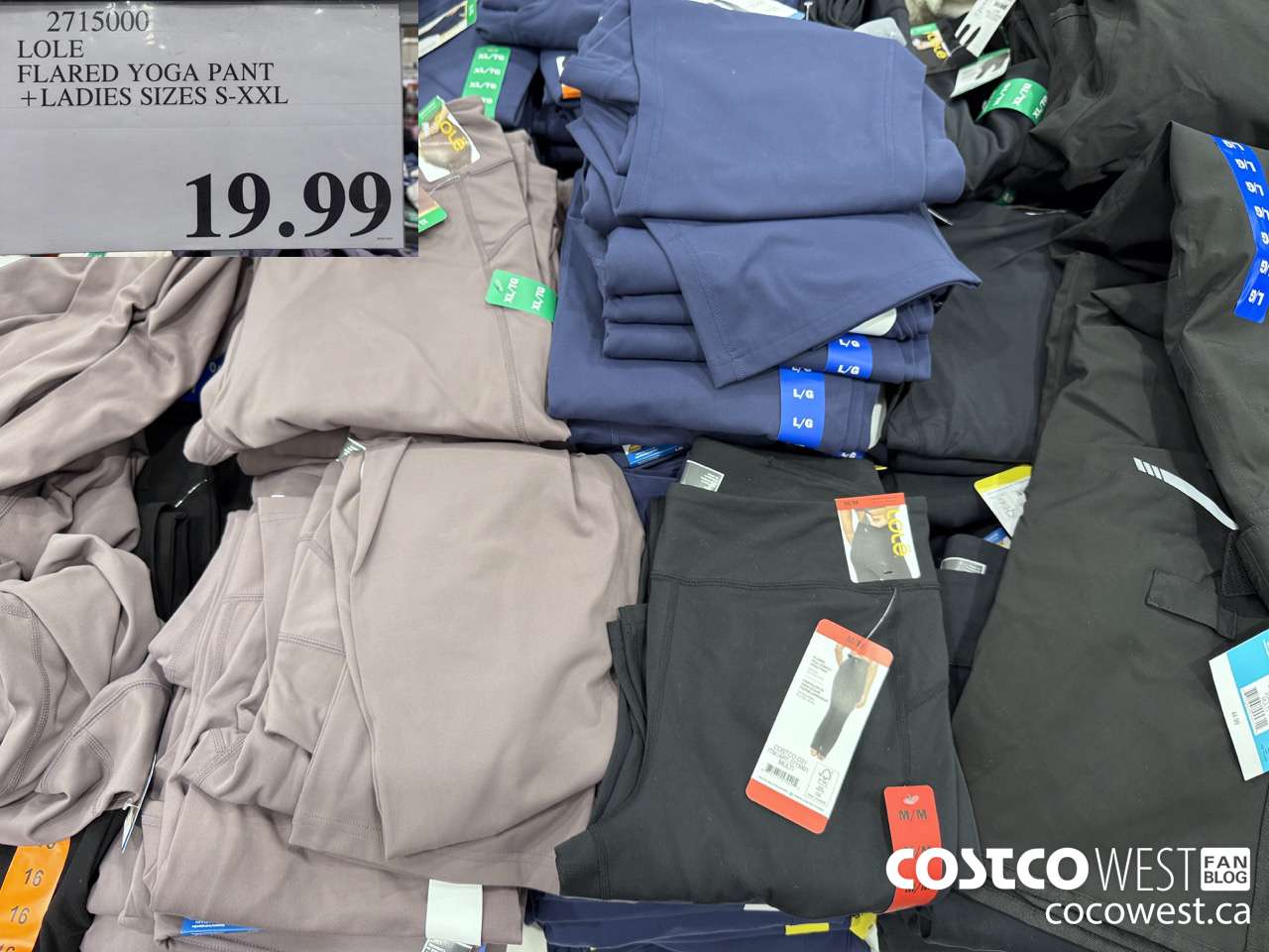 2715000 LOLE FLARED YOGA PANT LADIES SIZES S-XXL $19.99