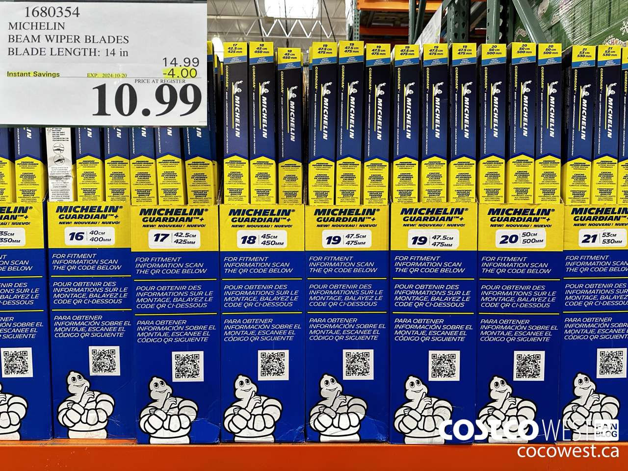 1680354 MICHELIN GUARDIAN + BEAM WIPER BLADES 14