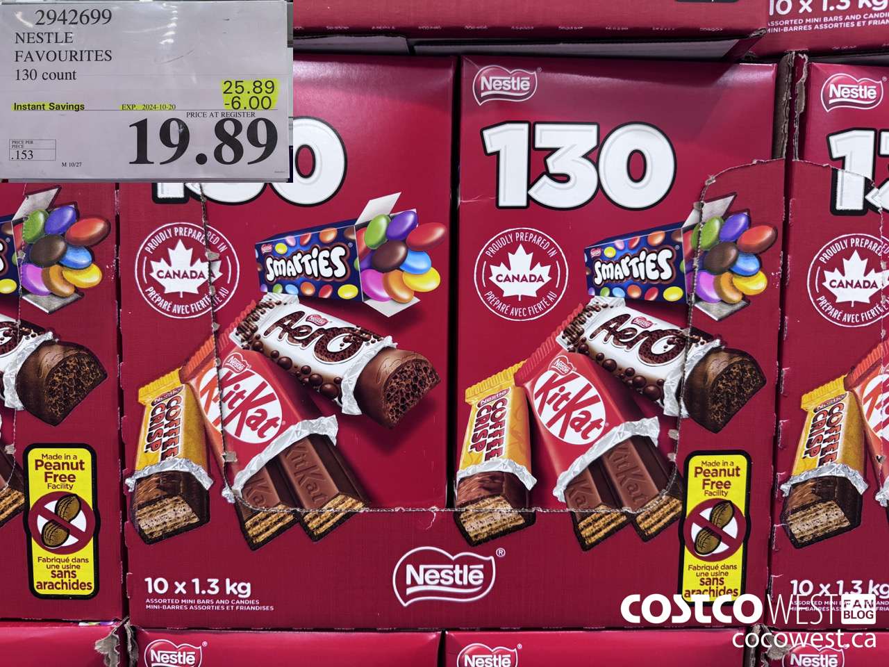 2942699 NESTLE FAVOURITES 130 COUNT ($6.00 INSTANT SAVINGS EXPIRES ON 2024-10-20) $19.89