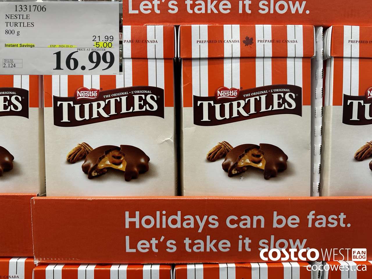 1331706 NESTLE TURTLES 800 g ($5.00 INSTANT SAVINGS EXPIRES ON 2024-10-13) $16.99