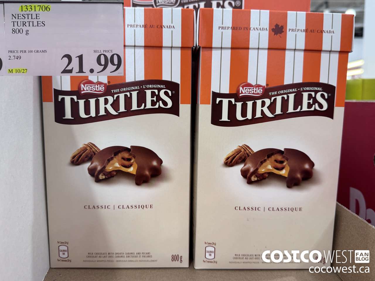 1331706 NESTLE TURTLES 800 g $21.99
