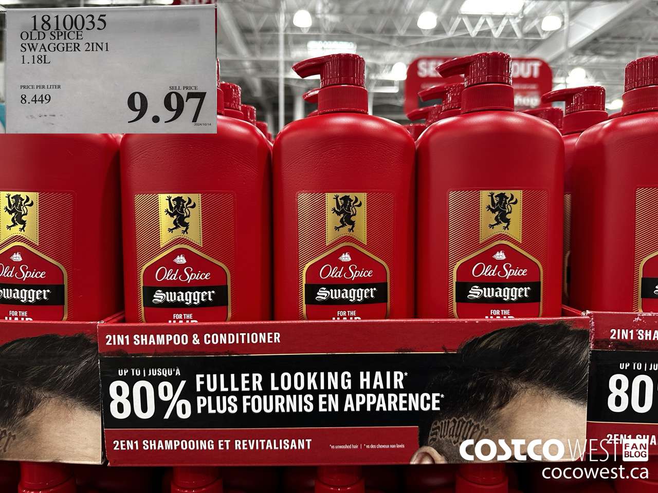 1810035 OLD SPICE SWAGGER 2IN1 1.1L $9.97