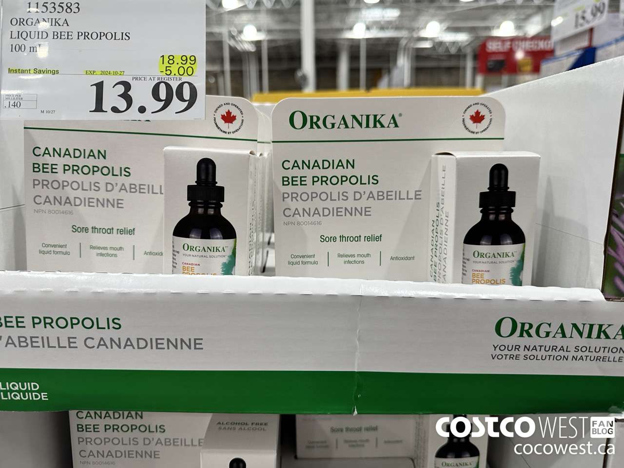 1153583 ORGANIKA LIQUID BEE PROPOLIS 100 mL ($5.00 INSTANT SAVINGS EXPIRES ON 2024-10-27) $13.99