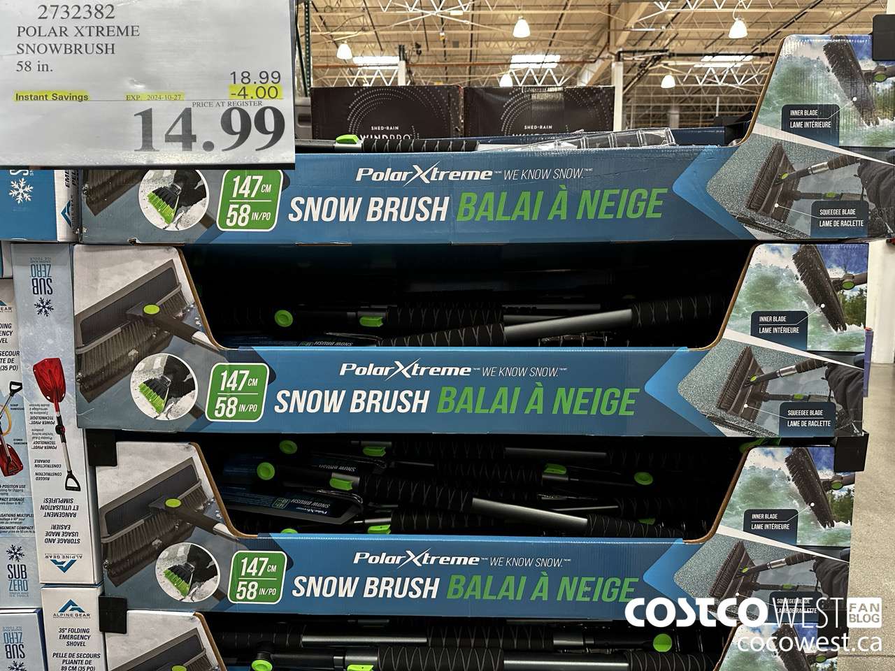 2732382 POLAR XTREME SNOWBRUSH 58IN ($4.00 INSTANT SAVINGS EXPIRES ON 2024-10-27) $14.99
