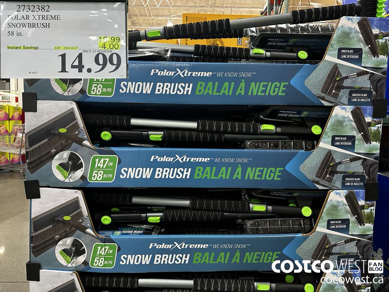 2732382 POLAR XTREME SNOWBRUSH 58IN ($4.00 INSTANT SAVINGS EXPIRES ON 2024-10-27) $14.99