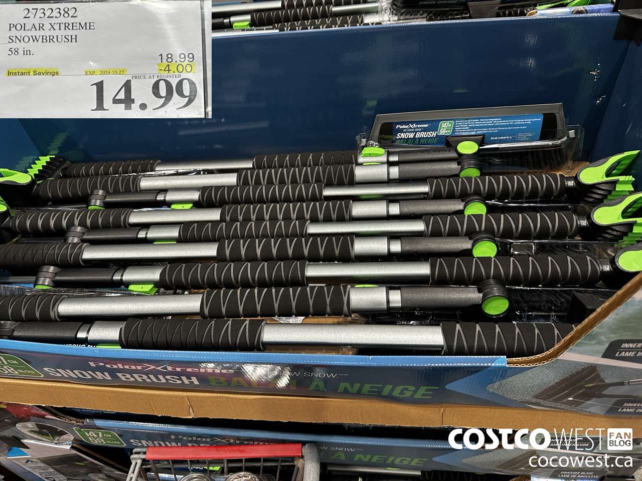 2732382 POLAR XTREME SNOWBRUSH 58IN ($4.00 INSTANT SAVINGS EXPIRES ON 2024-10-27) $14.99