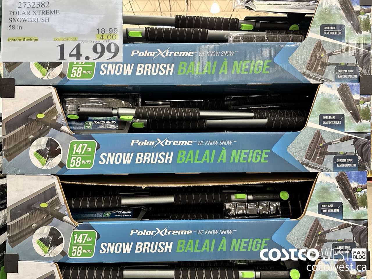 2732382 POLAR XTREME SNOWBRUSH 58IN ($4.00 INSTANT SAVINGS EXPIRES ON 2024-10-27) $14.99