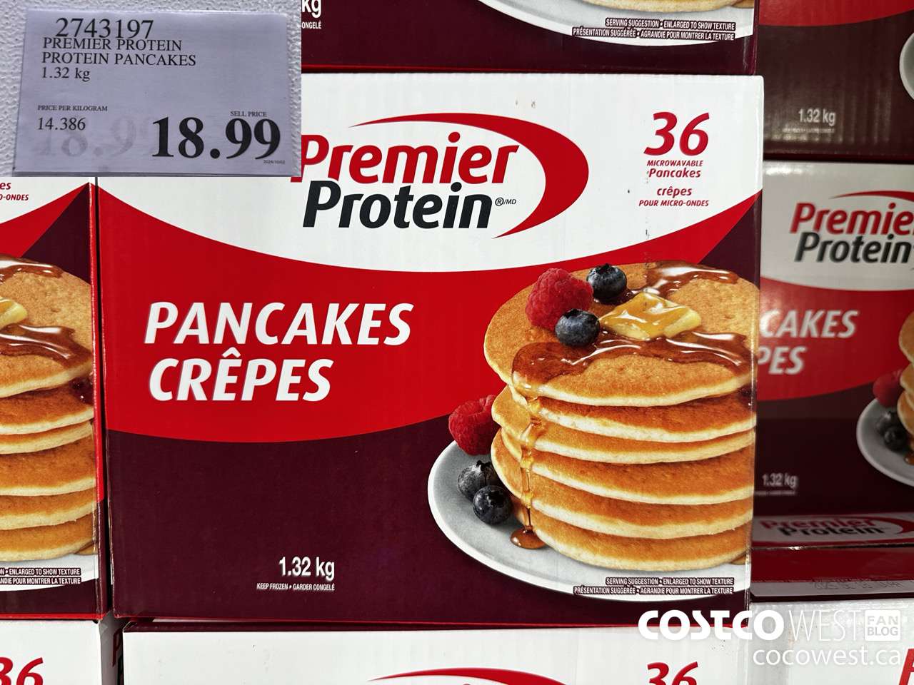 2743197 PREMIER PROTEIN PROTEIN PANCAKES 1.32KG $18.99