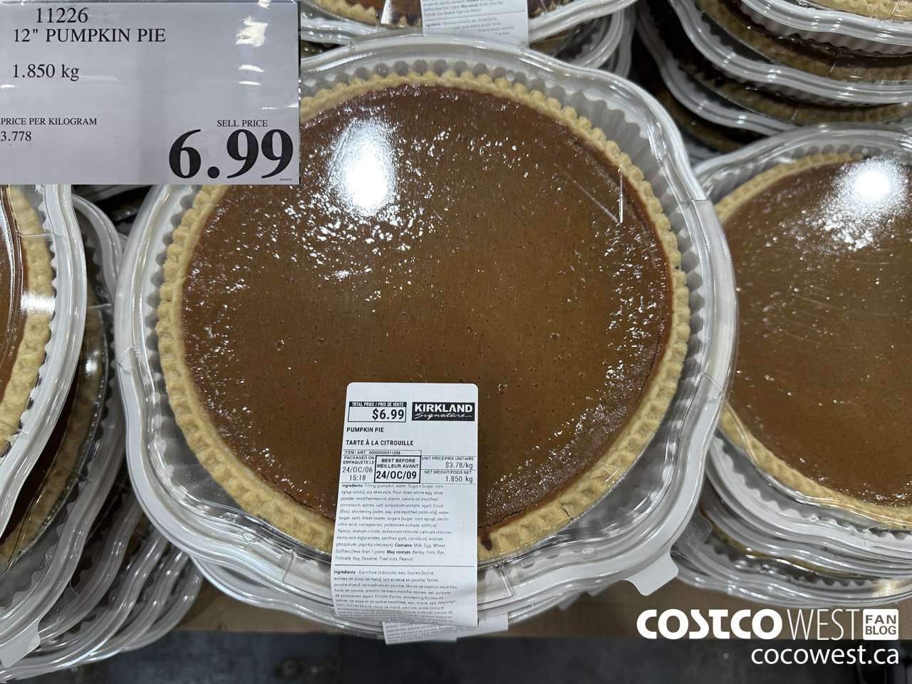 11226 PUMPKIN PIE $6.99