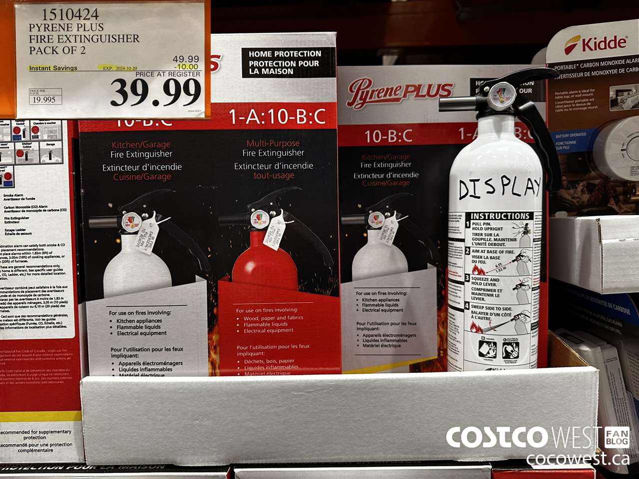 1510424 PYRENE PLUS FIRE EXTINGUISHER PACK OF 2 ($10.00 INSTANT SAVINGS EXPIRES ON 2024-10-20) $39.99